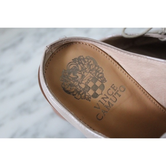 Vince Camuto Nude Patent Leather Mules - Picture 4 of 6